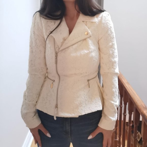 Marciano White Lace Jacket NWT (Size 6) - Picture 1 of 7